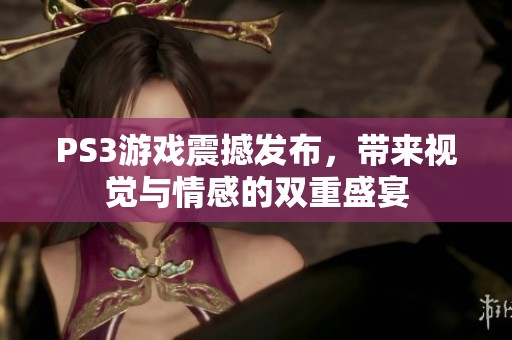 PS3游戏震撼发布，带来视觉与情感的双重盛宴