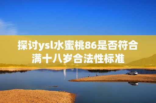 探讨ysl水蜜桃86是否符合满十八岁合法性标准