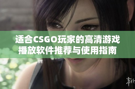 适合CSGO玩家的高清游戏播放软件推荐与使用指南