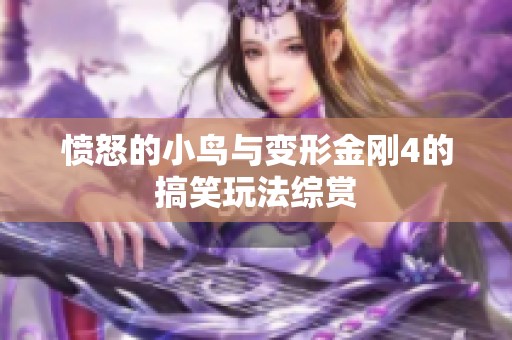 愤怒的小鸟与变形金刚4的搞笑玩法综赏