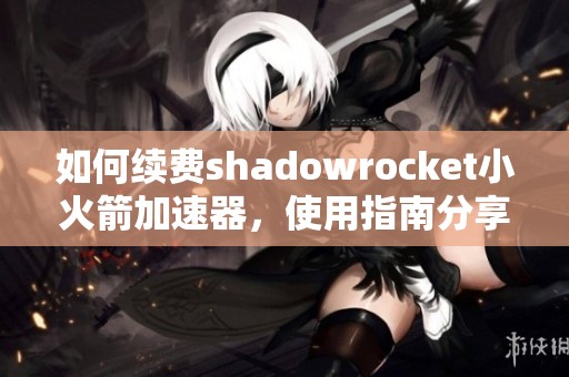 如何续费shadowrocket小火箭加速器，使用指南分享