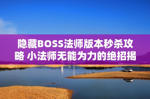 隐藏BOSS法师版本秒杀攻略 小法师无能为力的绝招揭秘