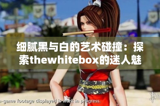 细腻黑与白的艺术碰撞：探索thewhitebox的迷人魅力