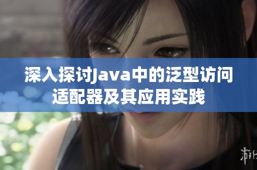 深入探讨Java中的泛型访问适配器及其应用实践