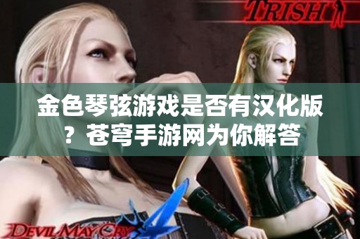 金色琴弦游戏是否有汉化版？苍穹手游网为你解答