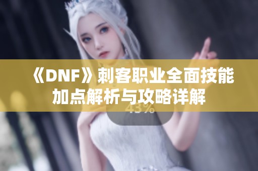 《DNF》刺客职业全面技能加点解析与攻略详解