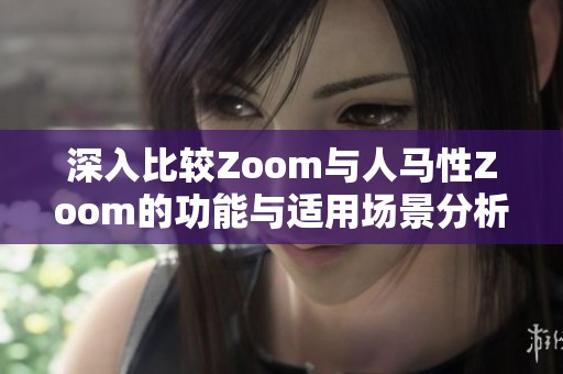 深入比较Zoom与人马性Zoom的功能与适用场景分析