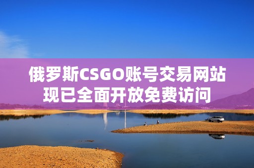 俄罗斯CSGO账号交易网站现已全面开放免费访问