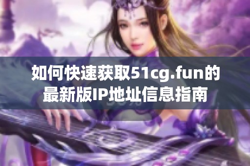 如何快速获取51cg.fun的最新版IP地址信息指南