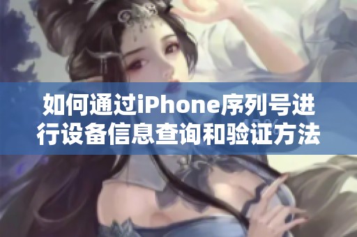 如何通过iPhone序列号进行设备信息查询和验证方法