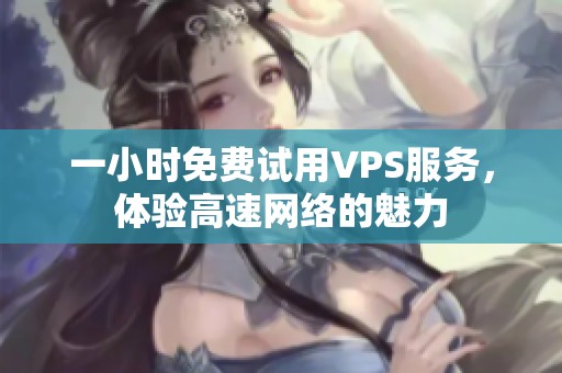 一小时免费试用VPS服务，体验高速网络的魅力