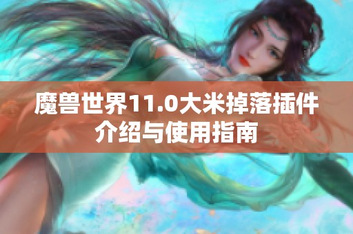 魔兽世界11.0大米掉落插件介绍与使用指南