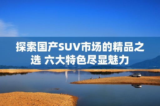 探索国产SUV市场的精品之选 六大特色尽显魅力