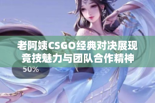 老阿姨CSGO经典对决展现竞技魅力与团队合作精神