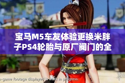 宝马M5车友体验更换米胖子PS4轮胎与原厂阀门的全过程