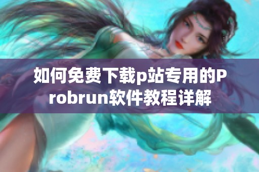 如何免费下载p站专用的Probrun软件教程详解