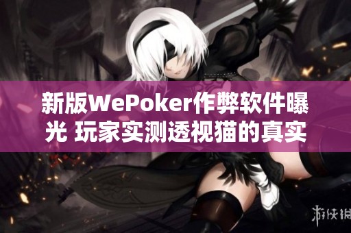 新版WePoker作弊软件曝光 玩家实测透视猫的真实情况揭秘