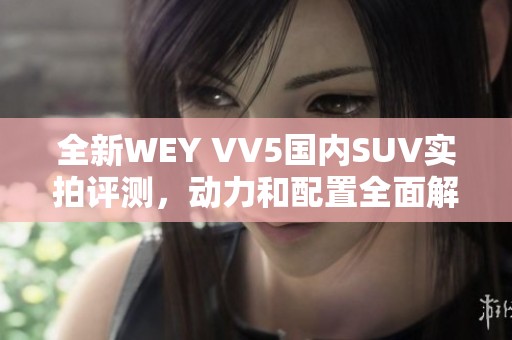 全新WEY VV5国内SUV实拍评测，动力和配置全面解析