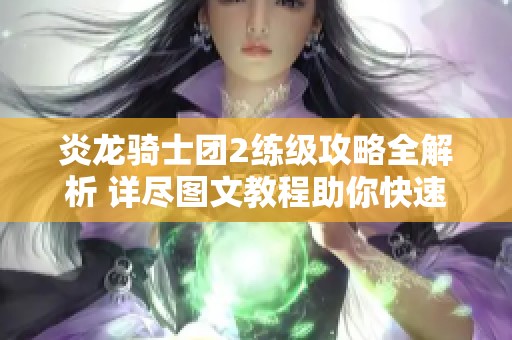 炎龙骑士团2练级攻略全解析 详尽图文教程助你快速升级