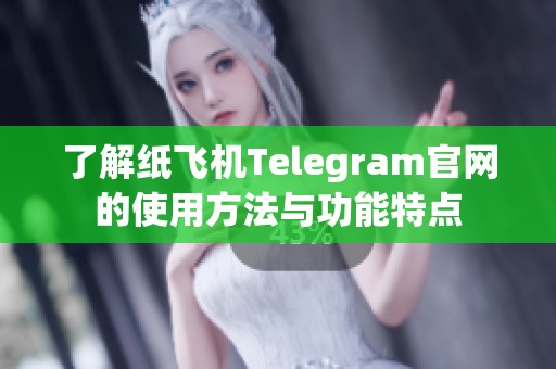 了解纸飞机Telegram官网的使用方法与功能特点